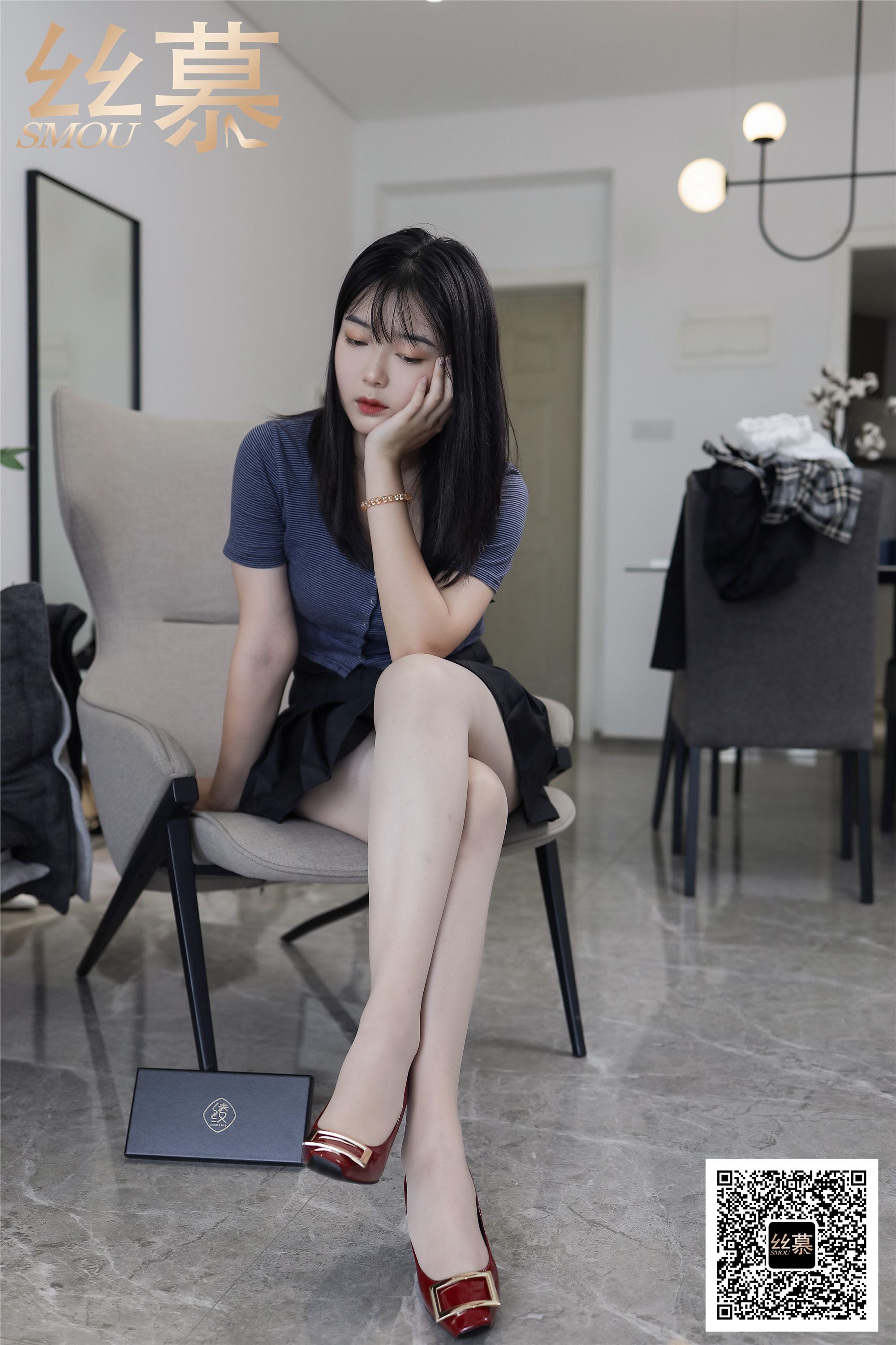 丝慕写真 特写集 TX078 学妹《百褶裙回忆》